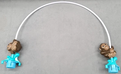 Peça de reposição giratória Evenflo Life Amazon Jungle Exersaucer arco macaco brinquedo - Imagem 1 de 4