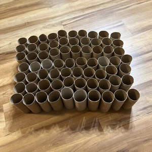 70 Empty Toilet Paper Rolls Clean Cardboard Tubes Crafts Art Supplies Projects - Picture 1 of 3