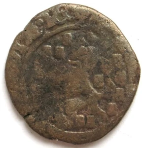 2 Deniers 1609 Dole, Albrecht + Isabella 1598-1621 - Bild 1 von 2