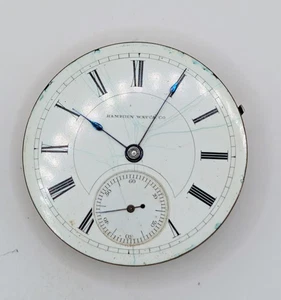 1886 Hampden Watch Co. Watch Movement-For Repair Or Restoration - Picture 1 of 3