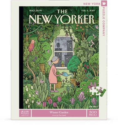 Winter Garden The New Yorker 500 Piece Jigsaw Puzzle NYPC New - Image 1 of 3