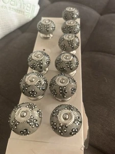CASA DECOR Decorative drawer knobs- set of 10 - Picture 1 of 4