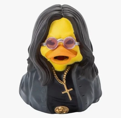 DUCKIEVILLE 3” Ozzy Osbourne Rubber Duck Style Resin Collectible SUPER High Quality, Rare