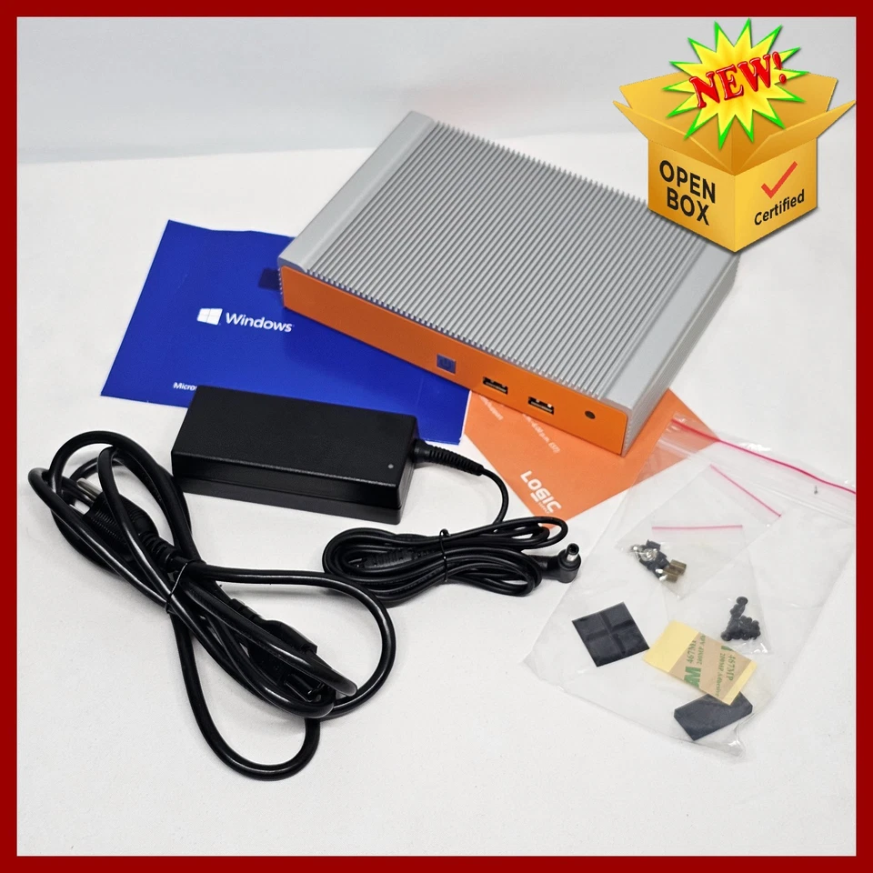 New LGX ML320 Fanless Haswell NUC Mini PC Industrial Grade Computer Chassis READ - Image 1 of 4