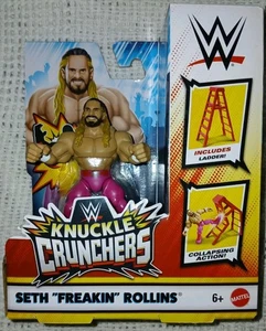 Mattel WWE Knuckle Crunchers action figure of Seth "Freakin" Rollins - Picture 1 of 3