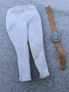 Barbie Horse Riding Pants Western Belt Buckle Farm Barn Clothes Cowgirl Cowboy  - Picture 1 of 5