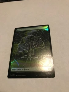 MTG Magic the Gathering Forest (193/308) Marvel's Spider-Man NM FOIL, grün - Bild 1 von 4