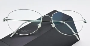 LINDBERG Brille Rosa 54 col 30 Air Titanium Rim Light Salbei Seidenmatt Panto M - Bild 1 von 20