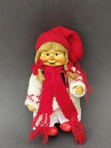 Norwegian Bebe Christmas Elf Girl Gnome - Danish design Scandinavian Nisse - Picture 1 of 4
