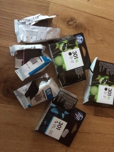 HP 301 empty ink cartridges x 3 - Zdjęcie 1 z 2