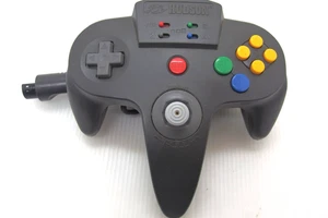 Nintendo 64 Controller Schwarz Turbo Offiziell HUDSON Nintendo Wie Ist - Bild 1 von 7
