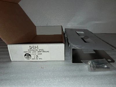 DON-JO CW-514-S Mortise Lock Wrap-Around 1-3/4" Door Stainless Steel