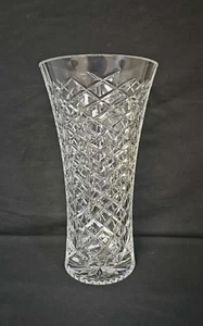 Große 12" große Vintage Tipperary Kristall Vase Original Aufkleber - Bild 1 von 9