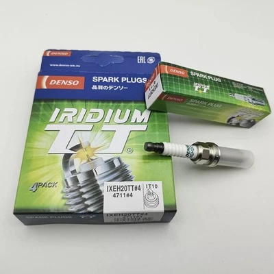 4Pcs Denso Iridium Spark Plugs 4711 IXEH20TT for Nissan Mazda Land PE5S-18-110 — 第 1/4 张图片