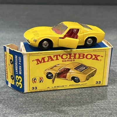 Matchbox Lesney No 33 Lamborghini Miura P400 with Original Box - Image 1 of 4