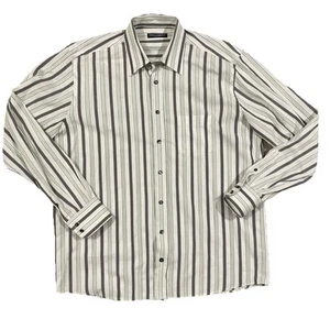 DOLCE & GABBANA Shirt Men’s Large 17 1/2-44 Long Sleeve Striped Dress Shirt - Picture 1 of 8