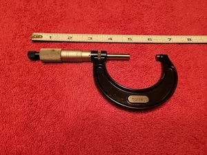 STARRETT No.436 1-2 In Outside Micrometer  - Picture 1 of 11