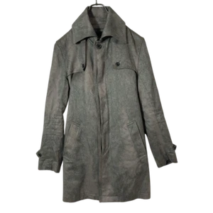 Tornado Mart TORNADOMART Wildleder grau Trenchcoat L Vintage - Bild 1 von 12