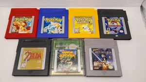 Nintendo Game Boy US Cartucho Paquete x7 (Pokemon Rojo, Azul, Amarillo, TCG, Zelda) - Imagen 1 de 8
