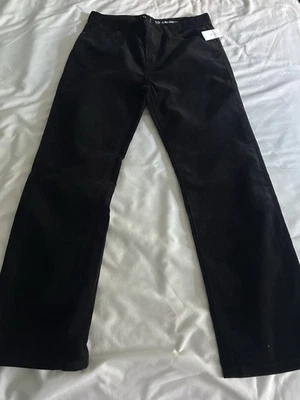 Pantalones de pana negros originales Gap para niños con cintura ajustable 10 CUSKY nuevos Foto 1 de 4