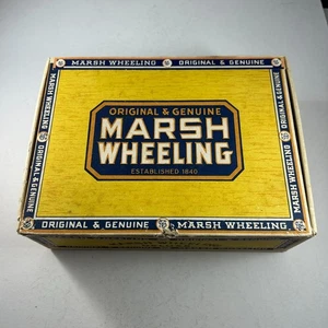Vintage Marsh Wheeling Deluxe Zigarrenkiste West Virginia Marsh & Son Werbung - Bild 1 von 24