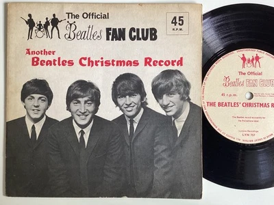 The Beatles, Christmas record No.3 Flexi disc 7” 45 Record fan club only 64 ((x - Image 1 of 3