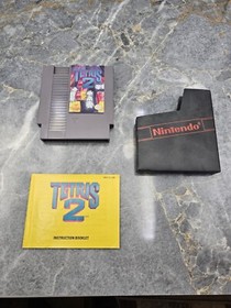 Tetris 2 (Nintendo Entertainment System, 1993) NES Cart Cartrdige Game & Booklet