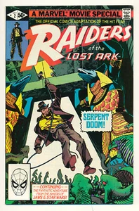 Marvel Raiders of the Lost Ark Numero #2 Indiana Jones Adattamento Fumetto 7.5 VF- - Foto 1 di 2