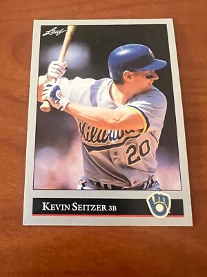 1992 Leaf Baseball Card #399 Kevin Seitzer (Q6) - Image 1 of 2