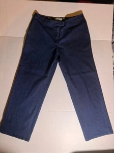 Duck Head Petite Women 12P Blue Jean Boot Cut Dress Style Pants (K) - Picture 1 of 7