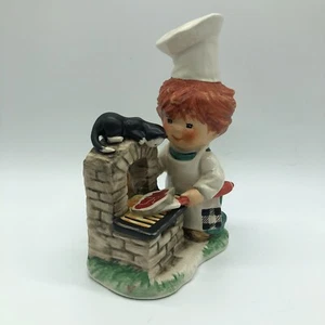 Figurina Barbecue Goebel Charlot Byj #BYJ76 Collezione Redheads - Foto 1 di 5
