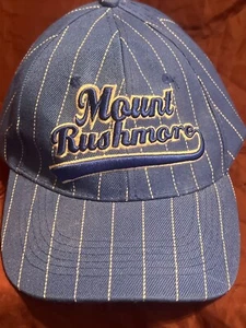 MOUNT RUSHMORE  Blue Baseball Cap (used) - Picture 1 of 4