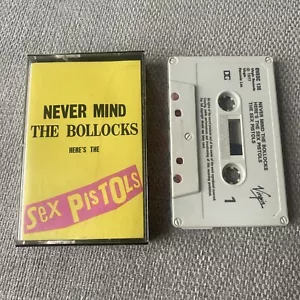 The Sex Pistols - Never Mind the Bollocks (Cassette) Virgin 1977 - OVEDC136 - Picture 1 of 8
