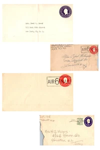 Briefumschläge verschiedene Luftpost andere geprägte Briefmarken - Bild 1 von 5