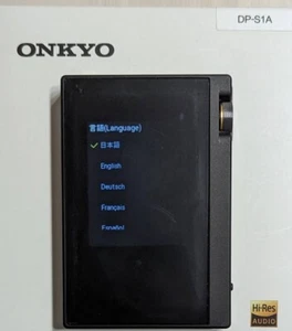 ONKYO DP-S1A 16GB digital audio player BlACK hi-res sound source - Picture 1 of 2