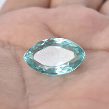 17.80Ct Natural Aquamarine Greenish Blue Marquise Cut Loose AAA Jewelry Gemstone