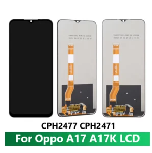 Do Oppo A17 CPH2477 Oppo A17k CPH2471 Pełny ekran dotykowy LCD DIsplay Digitizer - Zdjęcie 1 z 2