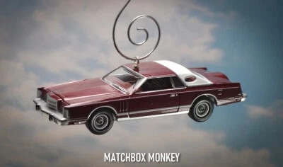 勃艮第经典 1979 年林肯大陆马克 V 圣诞树装饰品 Adorno — 第 1/4 张图片