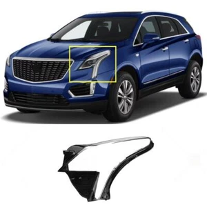 Cubierta de lente de faro del lado izquierdo del conductor + pegamento sellador para Cadillac XT5 2017-2024 - Imagen 1 de 9
