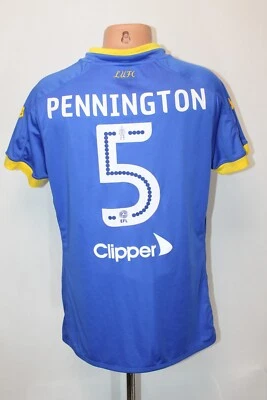 Leeds United Football Shirt Jersey Camiseta 2016 2017 Away Size M #5 PENNINGTON - Image 1 of 4