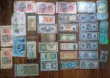 X-Large Lot of Vintage Collectible Paper Currency From Various Countries  