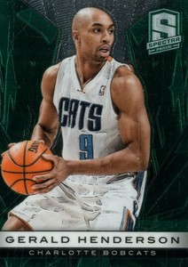2013-14 Panini Spectra Charlotte Bobcats Basketball Card #48 Gerald Henderson