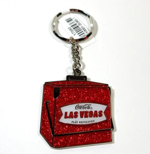 COCA-COLA LAS VEGAS - PLAY REFRESHED COOLER KEYRING - NEW - 100% AUTHENTIC - Picture 1 of 1