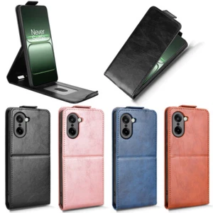 For OnePlus Ace 5 Racing, Luxury Vertical Up-Down Leather Wallet Soft Case Cover - Picture 1 of 20