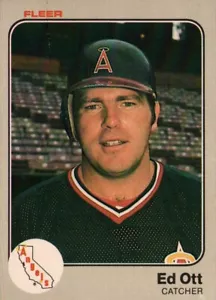 Fleer Baseball 1983 #98 - Ed Ott - California Angels 83-831 - Imagen 1 de 2
