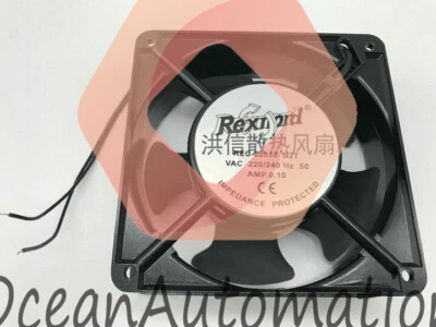 New 1 PCS Rexnord Fan REC-22038 B2T AC 220/240V Hz 50 AMP.0.10A 12038 12CM - Image 1 of 4