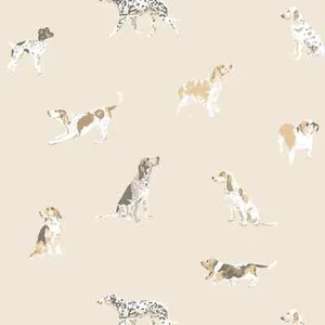 BUDDY (Dog) Wallpaper by Anna French Devon Collection New in Double Rolls - Picture 1 of 13