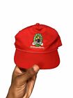 Vintage Opryland Hotel Golf Club Leather Strapback Rope Cap Hat Adult Red USA