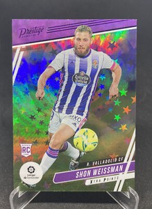 2020-21 Panini Chronicles Soccer Shon Weissman Rookie Prestige Purple Astro