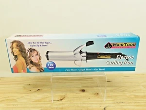 J2 Hair Tool Professional Electric Curling Iron 1 1/2" Barrel - Picture 1 of 5